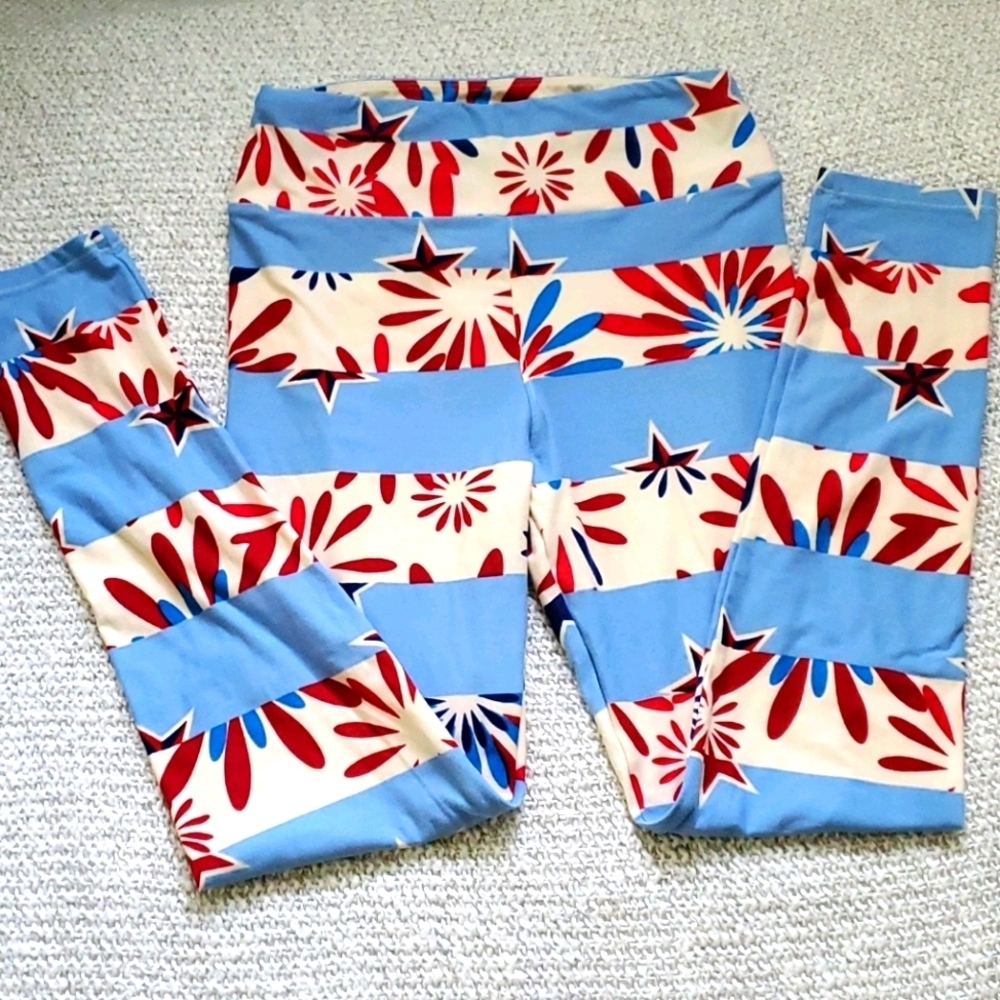 LuLaRoe Leggings - 4th of July